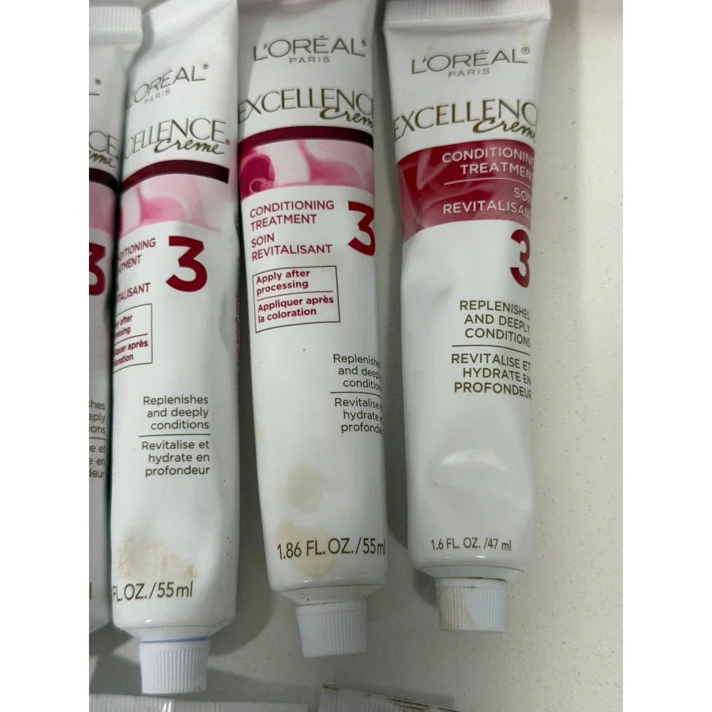 L'Oreal Excellence Creme Lot of‎ 10 pc (6 conditioner step 3 + 4 Pre-Color Serum